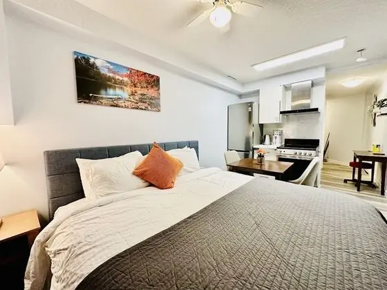 One Hotel Room with BBQ & a Huge Patio