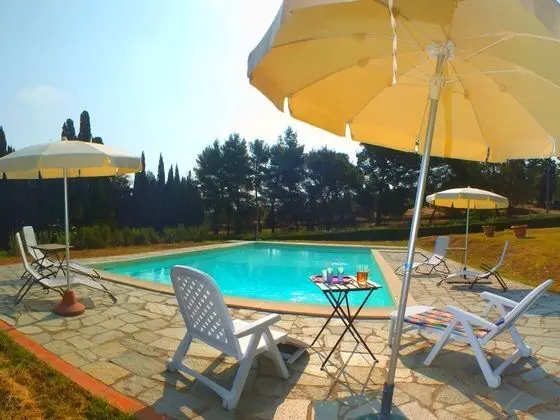 Organic Farmhouse Complex With Swimming Pool and Splendid Views