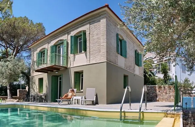 Ouzo Traditional Villa with private pool - Dış Mekan