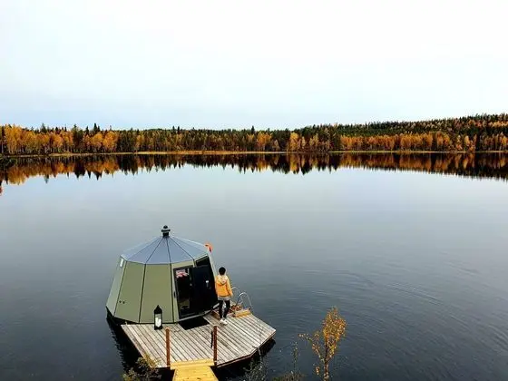 Overwater Hut Kuusamo - Dış Mekan