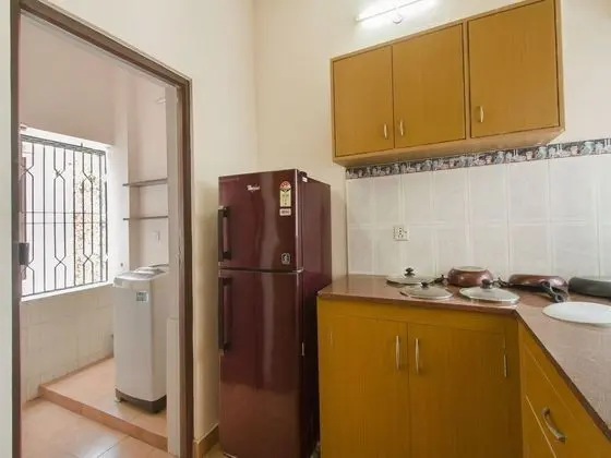 OYO 12433 Home Sea View 2BHK Near Rock Beach - Mutfak