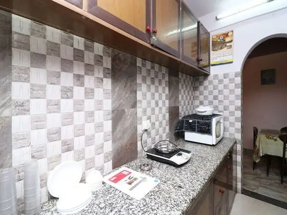 OYO 14125 Home Hill View 2BHK Clock Tower - Mutfak
