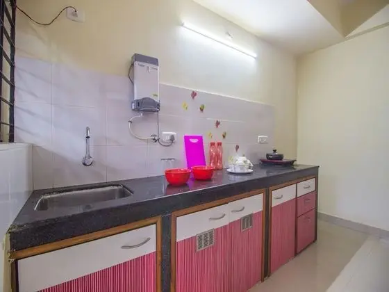 OYO 18629 Home Field View 3BHK Benaulim - Mutfak