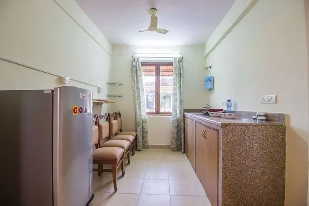 OYO 18705 Home Elegant 2BHK Parra - Mutfak