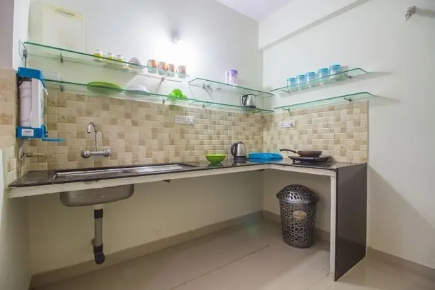 OYO 19161 Home Modern 2BHK Benaulim - Mutfak