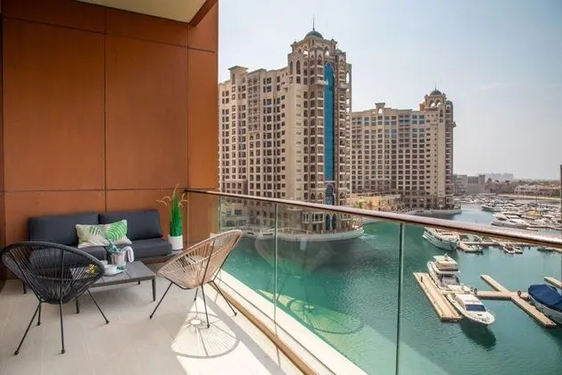 Palm Jumeirah Luxury w Private Beach Atlantis View - Oda