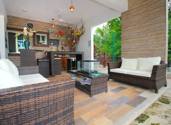 Hotel Pancho Villas Bacalar Vista a Laguna