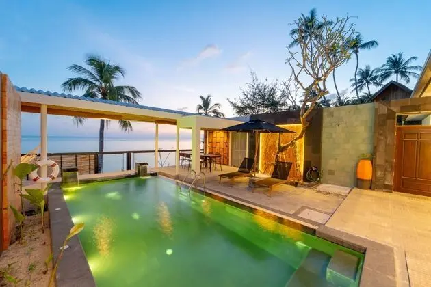 Pao Jin Poon Beach Front Villa - Havuz