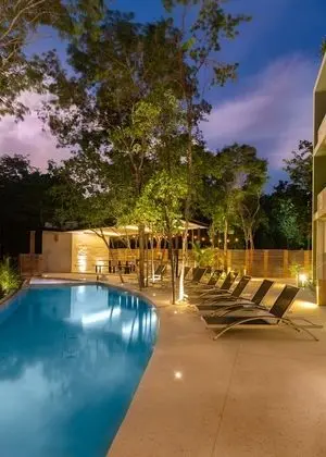 Villa Parota 1 BR at Attha Cenote - Havuz