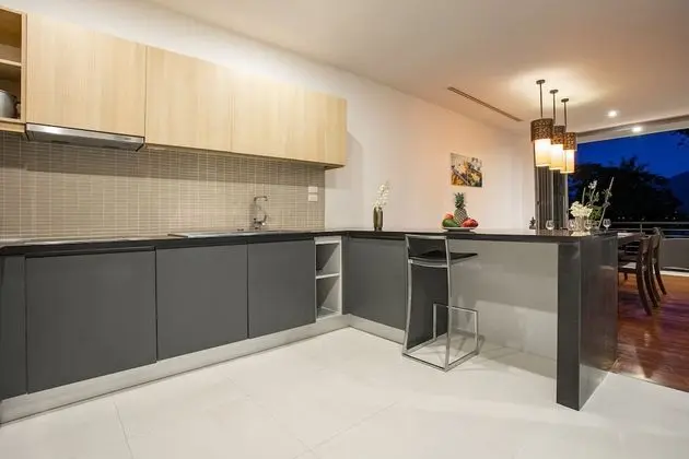 Patong Bay 3BR Full Seaview Villa - Mutfak