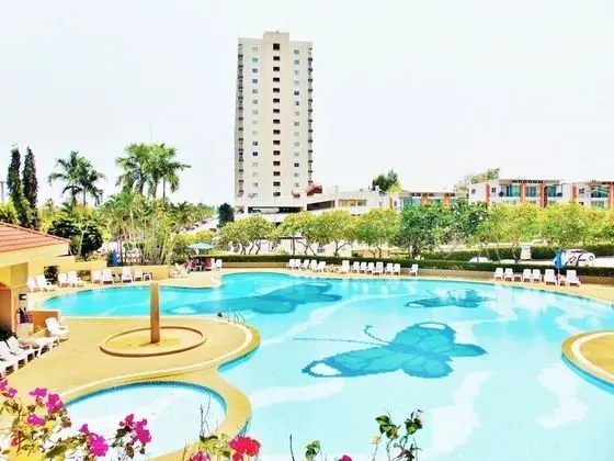 Pattaya Jomtien Holiday Apartments in Jomtien Beach Condominiums - Havuz
