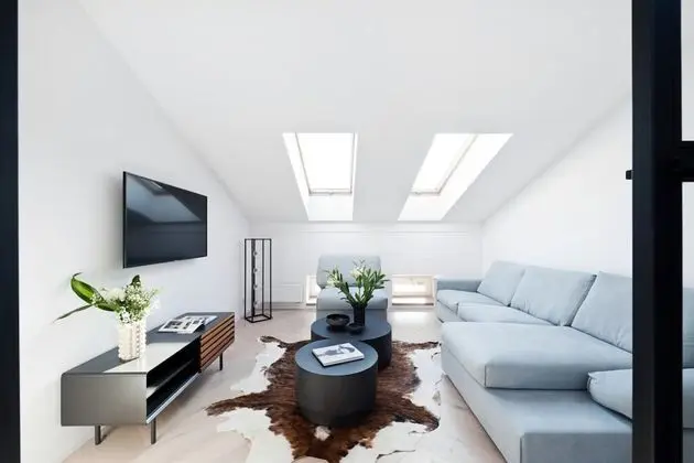 Penthouse Apartment Dedicated to Interior and art Lovers Patio gym Sauna