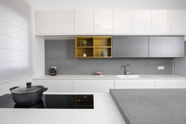 Penthouse Apartment near Akhziv Beach - Mutfak