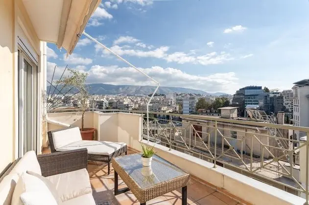 Penthouse w Acropolis View & Parking - Oda Manzaraları
