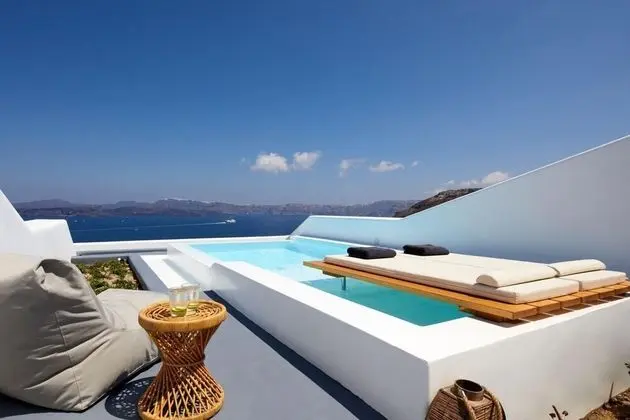 Phos the Boutique - Luxury Villas Suites Santorini Honeymoon Suite With Heated Infinity Pool - Caldera Sea View