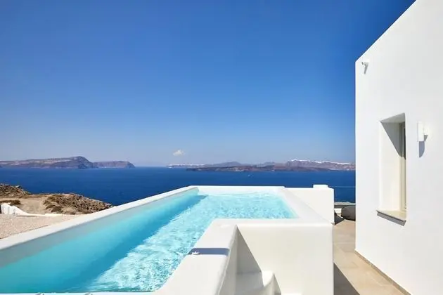 Phos the Boutique - Luxury Villas Suites Santorini Prestige Suite With Heated Infinity Pool - Caldera Sea View