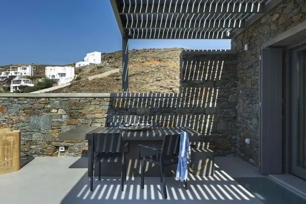 Phos Villas Tinos - Eos Villa With Private Hot Tub and Sea View 96m - Dış Mekan