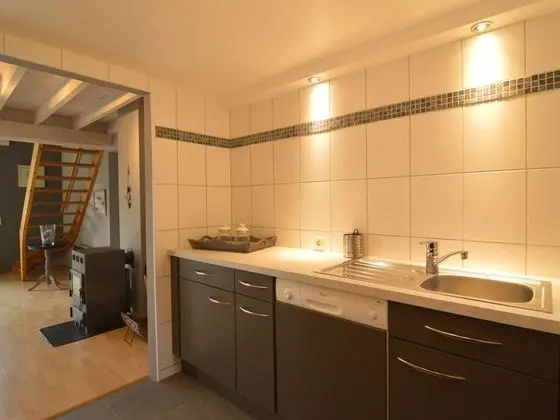 Pleasant Chalet on the Heights of Malmedy - Mutfak