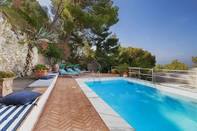 Villa Polifemo With Swimming Pool Sea View Terrace and Garden
