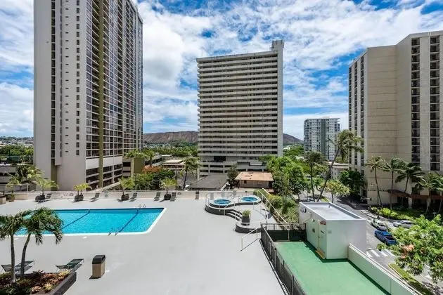 Pool View Condos at The Waikiki Banyan