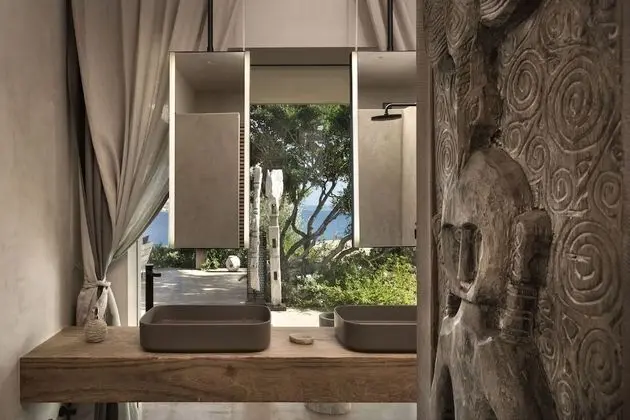 Villa in Porto Rafael, Design, Infinity Pool, Panoramic Sea View, Privacy - Banyo Tipleri