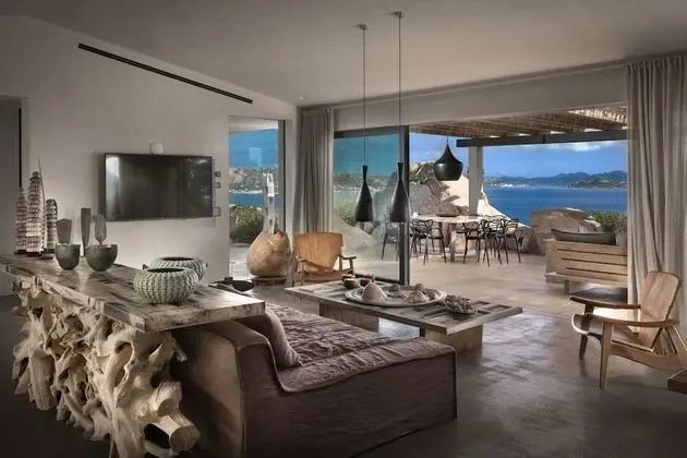 Villa in Porto Rafael, Design, Infinity Pool, Panoramic Sea View, Privacy - Oda Düzeni