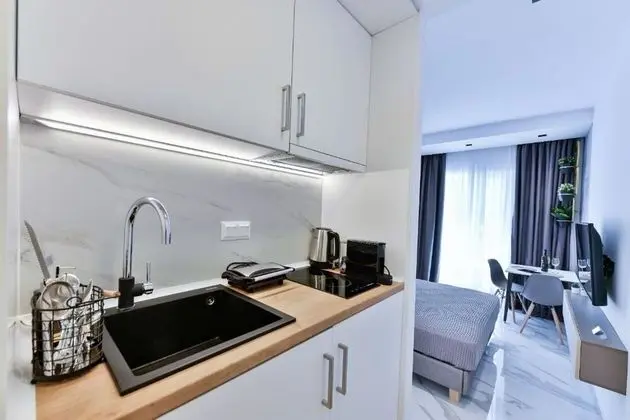 Porto Sea View Apartments - Mutfak