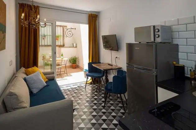 Portus Gaditanus sXVIII Patio andaluz (Bed and Breakfast) - Mutfak