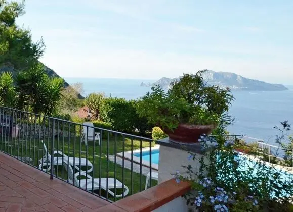 Villa Posidonia With Sea View Swimming Pool and Garden