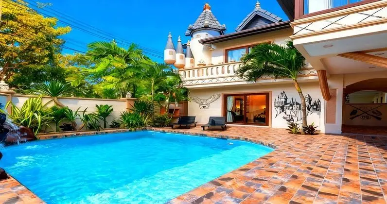 POTTER LAND Luxury Pool Villa Pattaya - Havuz