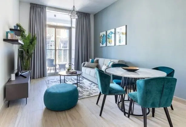 Premier & Elegant 1BR in the Heart of Dubai Marina - İç Mekan
