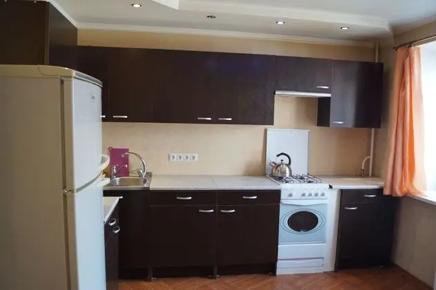 Pretty Apartment on Vokzalnaya 61k1 - Mutfak