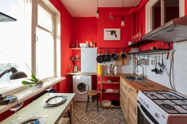 Prime Host apartments on Patriarch Ponds - Mutfak