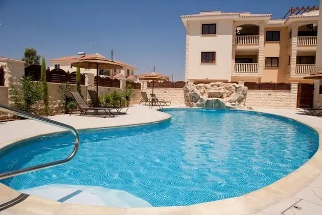 Private Roof Top Terrace Overlooking Pool in Pyla - Havuz