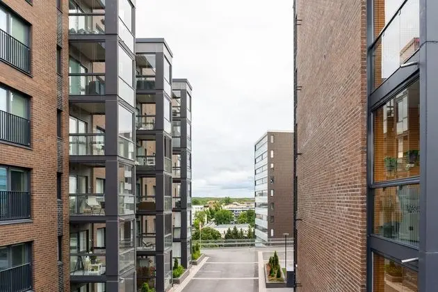 Private sauna and balcony in Kakola