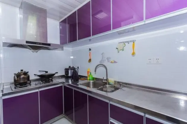 Pujiang Home Lodging Jiaotong Rd - Mutfak
