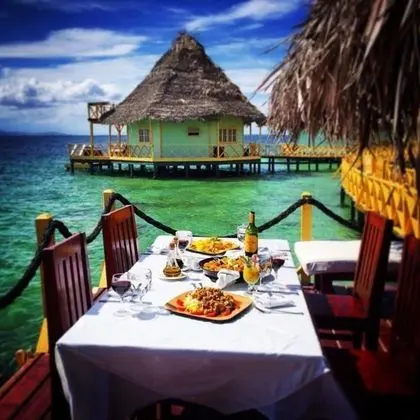 Punta Caracol Acqua Lodge - Yerinde Yemek