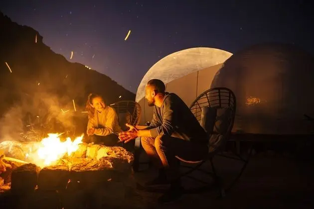 Pura Eco Retreat Jebel Hafit Desert Park - Mutfak