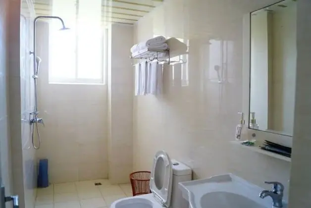 Qionghai Zhushan Tianlaiquan Apartment - Banyo Tipleri