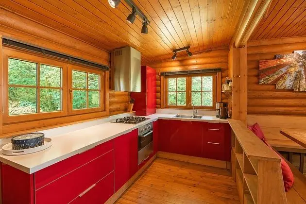 Quaint Chalet in Worgl With Private Garden - Mutfak