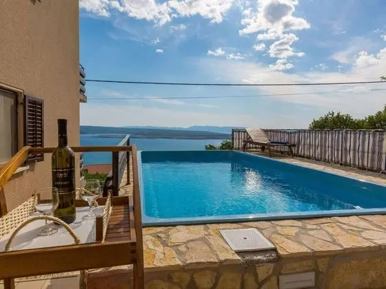 Quaint Holiday Home in Dramalj With Sea View - Havuz