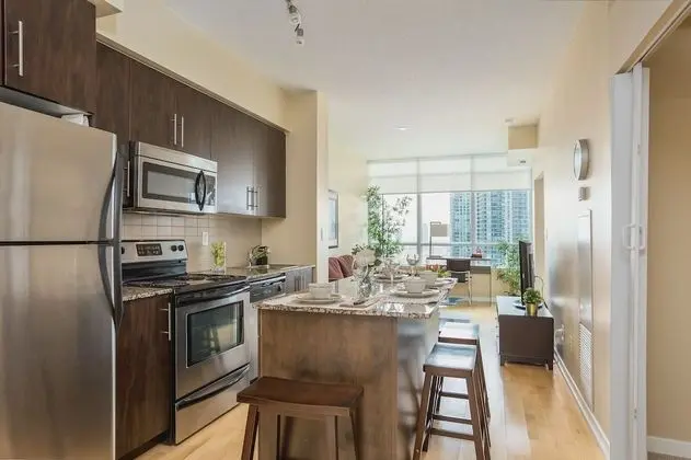 Quickstay - Executive Condo in the Heart of Downtown - Mutfak