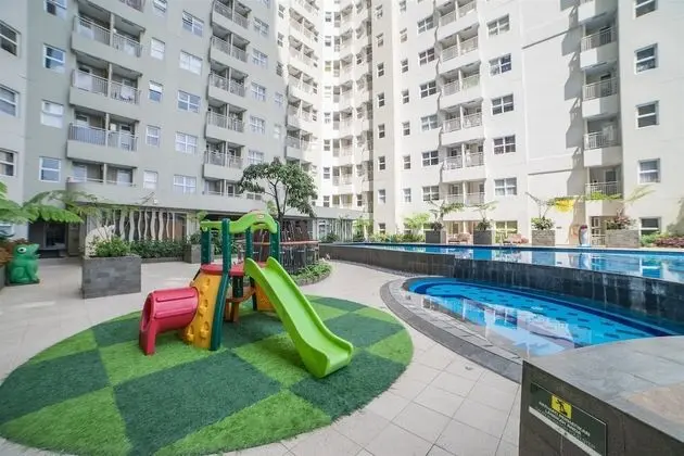 Quiet 2BR Apartment @ Parahyangan Residence Apartement with Mountain View - Havuz