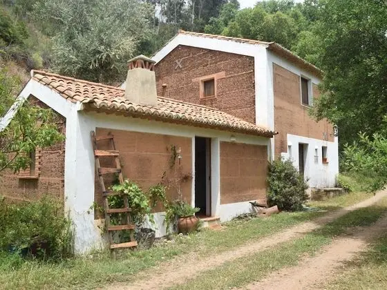 Quiet Cottage in Estate Casas da Cerca near Troviscais - Dış Mekan