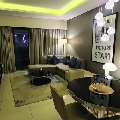 Quill Residence One Bedroom Apartment Burj Khalifa View - Oda Düzeni