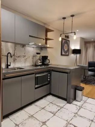 R1 - Artístico loft en la Candelaria - Mutfak
