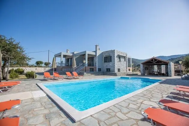 Raise Luxury villas with a great Sea View of Astros - Havuz