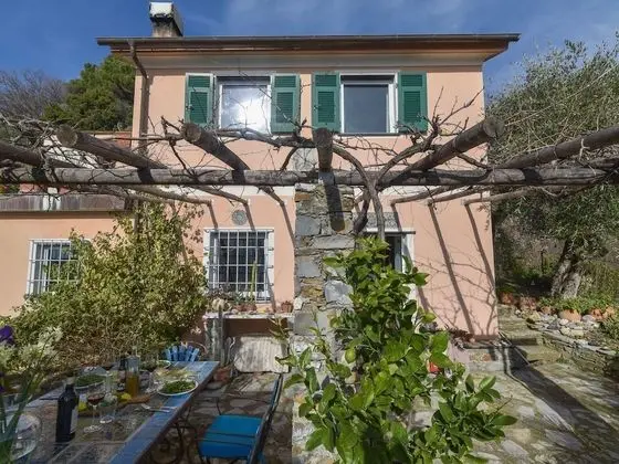 Villa in Rapallo With Terrace, Garden, Veranda, Barbecue - Dış Mekan