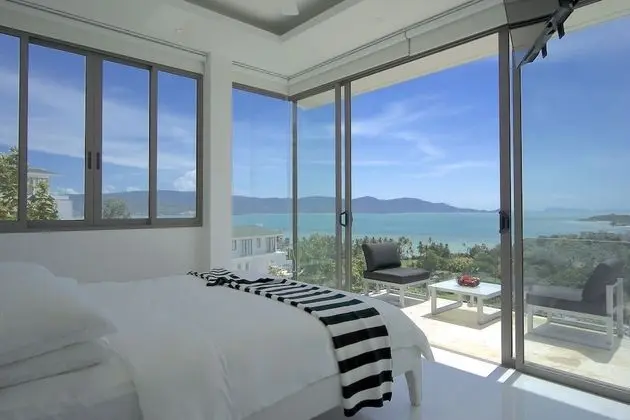 RED SKY beach view villa - Oda