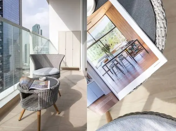 Refined Studio Apartment in Dubai Marina - İç Mekan